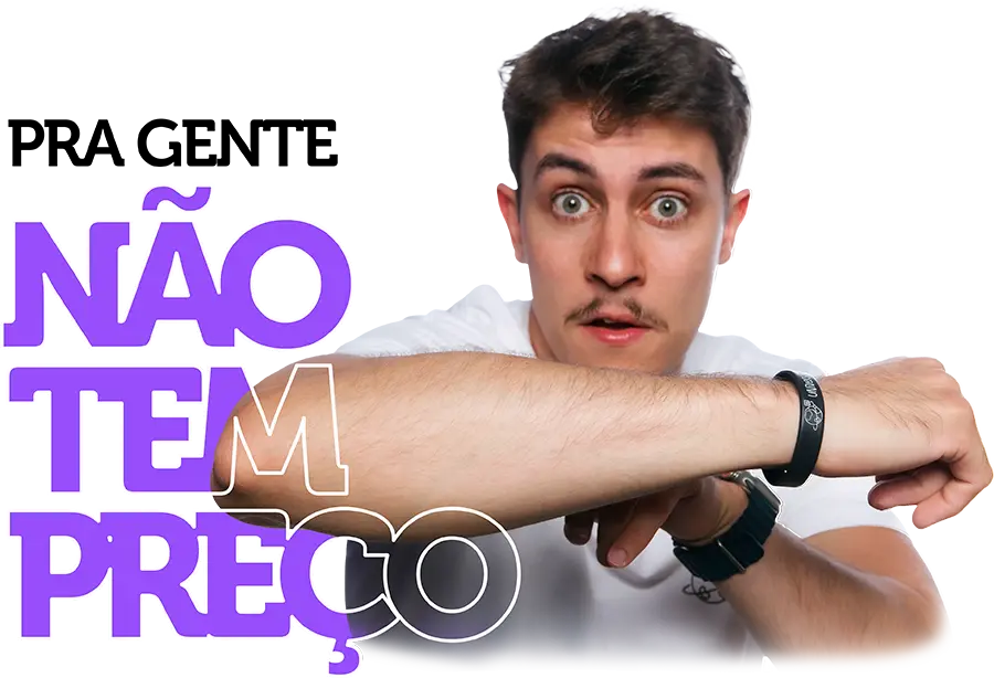 Apresentador 'Pra gente não tem preço'
